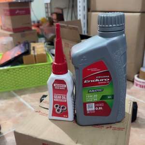 Paket Ganti Oli enduro matic sae 10w-30 dan gear matic
