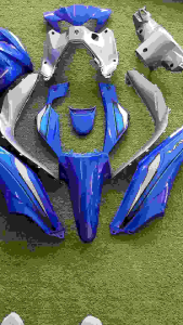 ชุดสีเวฟ110i LEDตัวใหม่ สีน้ำเงิน/เทา PCX (13 ชิ้น) ปี 2021-2023