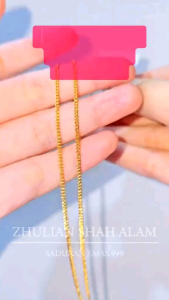 [NL5011] Zhulian Rantai leher dewasa dan budak kanak-kanak Emas Saduran/ Gold Plated Pendant Necklace kids Jewellery