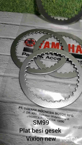 plat besi gesek kopling motor yamaha vixion new nvl jupiter mx new