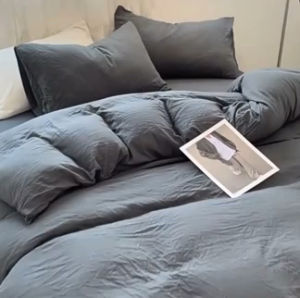 Hotel Quality Duvet Cover/Quit Cover with Zipper Plain Color & Design