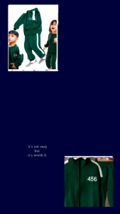 SETELAN SQUIDGAME SWEATER ANAK LAKI LAKI DAN PEREMPUAN USIA 1TAHUN-7 TAHUN