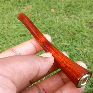 Once pipa kayu stigi tenggelam di air ukuran panjang ±12 cm lubang multi bisa COD