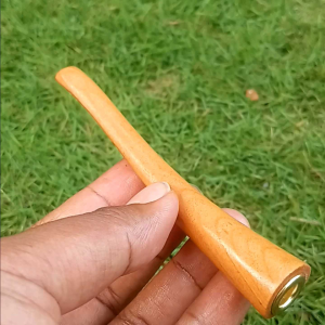 Once pipa kayu cendana wangi natural model lengkung lubang multi panjang ±12 cm bisa COD