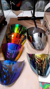 KACA HELM KYT DJ MARU MODEL IRIDIUM