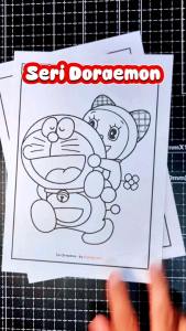 Lembar Mewarnai Seri Doraemon
