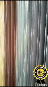 Gorden blackout import tebal gorden plisket blackout versi cantolan kawat