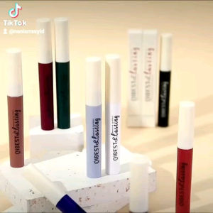 lipgloss silky long lasting matte tahan air qibest matte nonstick cup whaterproof lipstick longlasting