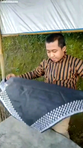 iket segitiga batik/iket blangkon segitiga/iket kepala segitiga(tradisional adat jawa)
