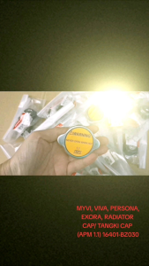 ORIGINAL PERODUA MYVI VIVA PERSONA EXORA RADIATOR CAP/ TANGKI CAP16401-BZ030 (APM 1.1)