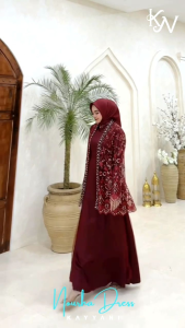 DRESS GAMIS MODE NOURHA TERBARU BY KAYYANI 100% ASLI REAL ADA MODE SISILIA