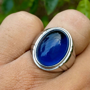 BATU CINCIN PRIA BLUE KING SAFIER KUALITAS SUPER