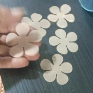 kelopak bunga/aplikasi bunga organza