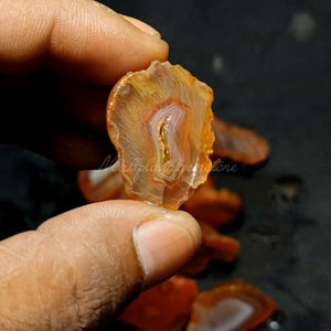 Batu Akik Red Agate Carnelian & Bahan Batu Agate Turkey Unik Motif