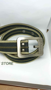 Ikat Pinggang Katun Tebal & Sabuk Kanvas Premium: Gesper Lobang Kuku