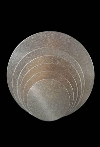 12 inches CAKE BOARD SILVER MATIGAS (2.5mm THICKNESS)