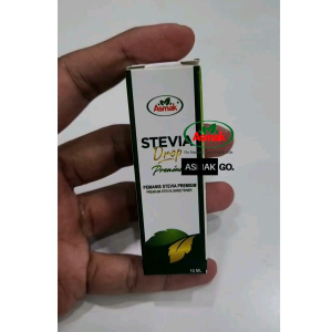 Stevia Drop Premium Asmak Dengan Monk Fruit Tanpa Sukralose Pemanis Zero Kalori Cecair Warna Gold