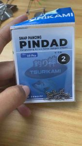 Snap Pancing Pindad Tsurikami atau Peniti Penghubung Senar dengan Kail mancing ikan tebal dan kuat