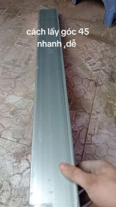 Thước góc 45 độ Chất liệu nhôm đúc độ dày 3mm Cắt sắt Cắt nhôm Cắt gỗ
