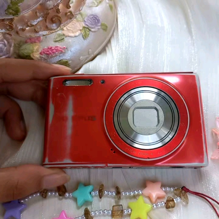 Digicam Digital Kamera olympus vg180 red