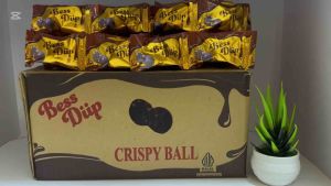 Bessdiip Crispy Ball Cokelat Isi 120 Pcs Perkarton Termurah