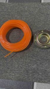 ( COMBO ) Ổ Cước Cắt Cỏ 4 Chấu + 1 KG Cước Cắt Cỏ Vuông Cam Siêu Sắc