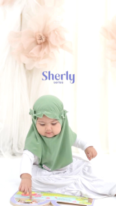 Sherly Daffi Hijab Kerudung Anak Baby Bayi Terbaru Adem Jilbab Lucu