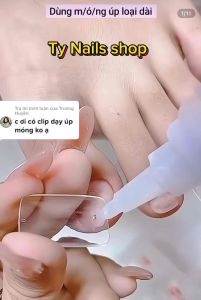 1 Hộp Móng Úp Chân Phom Vuông Dài 500 Chiếc Chất Liệu Nhựa Siêu Dẻo Size Từ 0 Đến 9 Dành Cho Thợ Làm Nail - Có Thể Úp Được Cả Tay