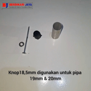 Sparepart Jemuran - knop / Ring / Baut / Sekrup Ukuran 15mm / 185mm / 25mm