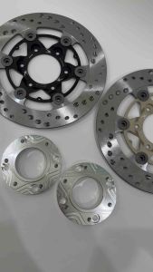 จาน TK 6หมุด 220มิลพร้อมสเปเซอร์ W125 R S iบังลม รูเฉียง