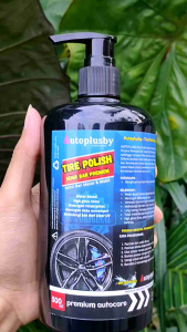Tire Polish Semir Ban Premium Motor Mobil Mengkilapkan Menghitamkan Anti Debu Perlindungan Tanpa Menimbulkan Getas Pada Roda By Autoplusby