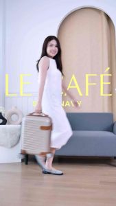 SWISHNAVY [พร้อมส่ง] กระเป๋าเดินทางล้อลาก รุ่น 8080 เลอคาเฟ่ 14 16 20 24 28 นิ้ว รุ่นขายดี ดีไซน์สุดหรู ใบใหญ่จุของได้เยอะ กันน้ำ 7070  S01 กระเป๋าเดินทาง Swish - Lazada