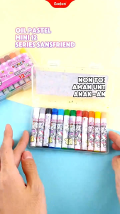 Krayon Sanrio Mini 12 Warna/ Crayon Karakter