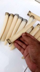 Pipa Cangklong Tulsap Tebal  Model Taring Ring Alpaka