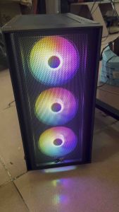 Vỏ Case Xigmatek NYX AIR II 3F (EN41952) - Kèm 3 Fan Led - Màu đen - Hàng chính hãng