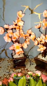BUNGA HIAS SAKURA KECIL 25 CM U/ MEJA HIAS || SOUVERNIR SAKURA