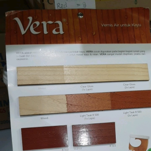 Vernis Air Vera untuk Kayu: Cat Kayu berkualitas tinggi isi 0.8 liter