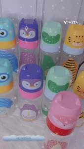 Botol Susu kinawa animal series 250ml dan 125ml bpa free tahan panas