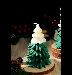 (Sg Seller) Christmas Candles Scented Christmas Tree Candle Aromatherapy Candle for Christmas Gifts Candles for Home Party Decoration Scented Candles Gifts for Women Novelty Candles