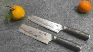 [ Cao cấp ] Dao thái Nhật hàng hiếm có vân sóng rất đẹp dài 31cm lưỡi dài 18cm dày 2 mm rất sắc bén thép không rỉ