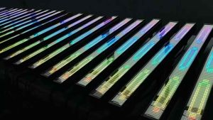 English Letter Effect RGB LED Long Strobe Pixel Wash Light DMX512 RDM Strobe Running Code for Stage Party Club Show