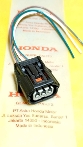Soket sensor TPS PIN 3 honda beat FI beat pop scoopy FI spacy FI revo FI verza FI vario 110 vario 125 vario 150 new supara 125 soket kabel sensor throttle body Honda Vario/beat/scoopy/genio/spacy/supra soket kabel sensor TPS pin 3 original - Lazada