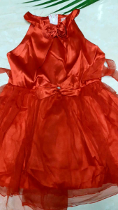 Đầm yếm 2 lớp váy tết bé gái 12_15kg 1_2 tuổi