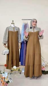 FISYA DRESS DAN MIDI BY NADHEERA LUXURY✅ GAMIS NADHEERA LUXURY TERBARU BISA COD✅