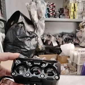 Lampu Tembak SQL 3Mata HiLow - Lampu Tembak Laser 3Mata - Lampu Tembak Sorot SQl 3 Mata - Lampu LaserGun 2Tone HiLow Harga 2biji