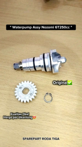 waterpump assy nozomi 6t 250cc sparepart roda tiga