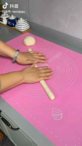 Tatakan Adonan Kue Silicone Anti Lengket Alas Adonan Kue Silicone 40X50CM Tatakan Baking