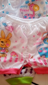 6pcs Celana Pendek Bayi Gambar Setengah Lusin