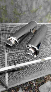 Silincer Ckd inlet 50mm Knalpot satria fu model ori standar Untuk semua motor Vixion Jupiter mx Sonic Cb150 new Mx king