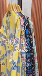 GANIA TUNIK MOTIF LAYER - TUNIK WANITA RENDA MOTIF RAYON VISCOSE